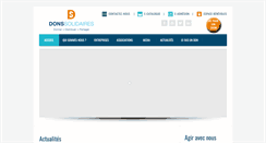 Desktop Screenshot of donsolidaires.fr