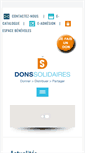 Mobile Screenshot of donsolidaires.fr